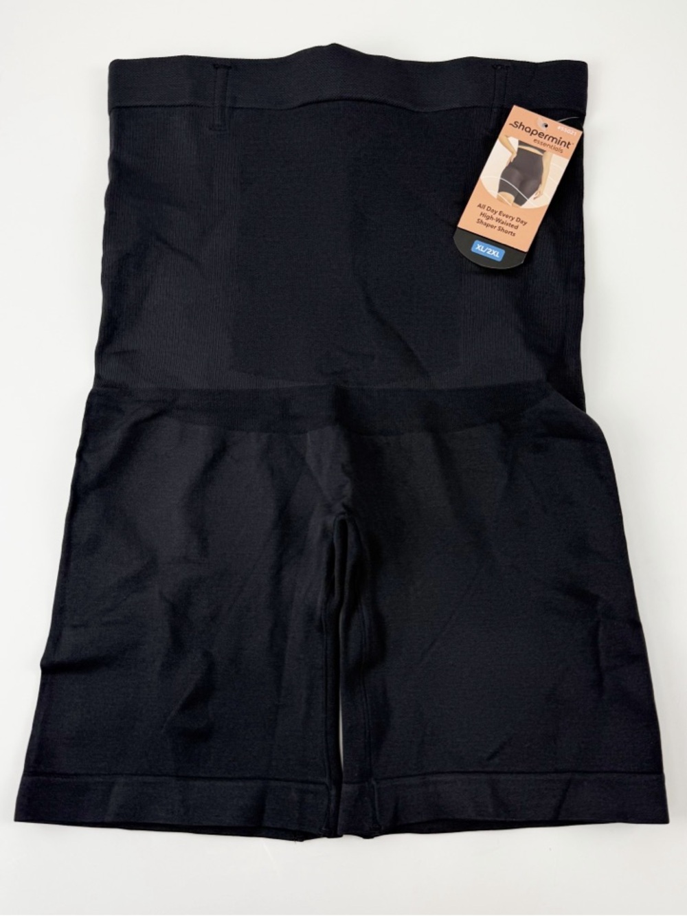 Shapermint Essential Every Day High Waist Shaper Shorts XL 2XL Black NWT 55021